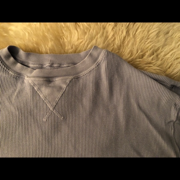 Brandy Melville Waffle Knit Cropped Shirt - Picture 3 of 4